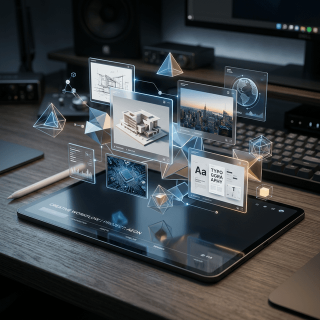 AI-assisted content workflow dashboard with publishing steps and performance metrics