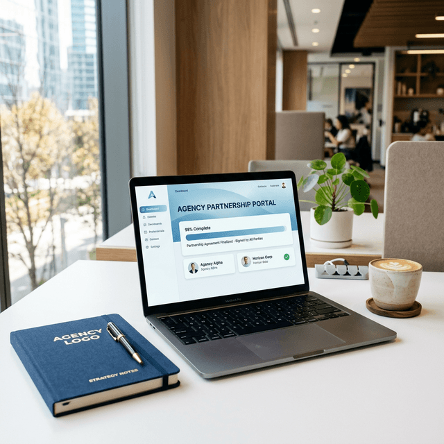 Agency team reviewing SEO strategy and client growth plans