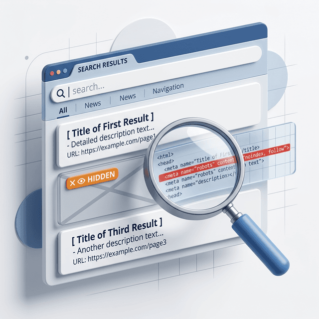 SEO dashboard highlighting indexability warnings and blocked page signals
