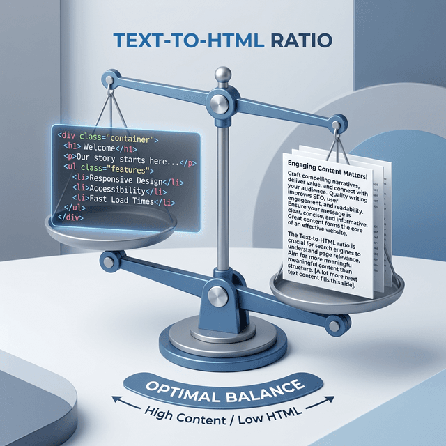 SEO audit dashboard comparing page code, content, and performance signals